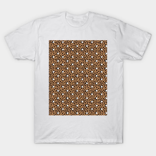 Cheetah Animal Print Retro Aesthetic Stars / VSCO stars T-Shirt by YourGoods